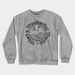 Retro What a Wonderful World Crewneck Sweatshirt